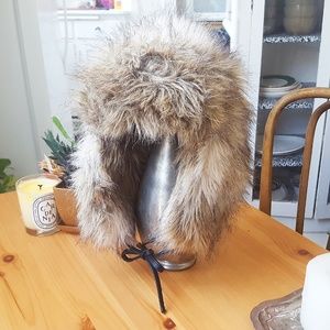 ✨SOLD✨ H&M Faux Fur Trapper Hat